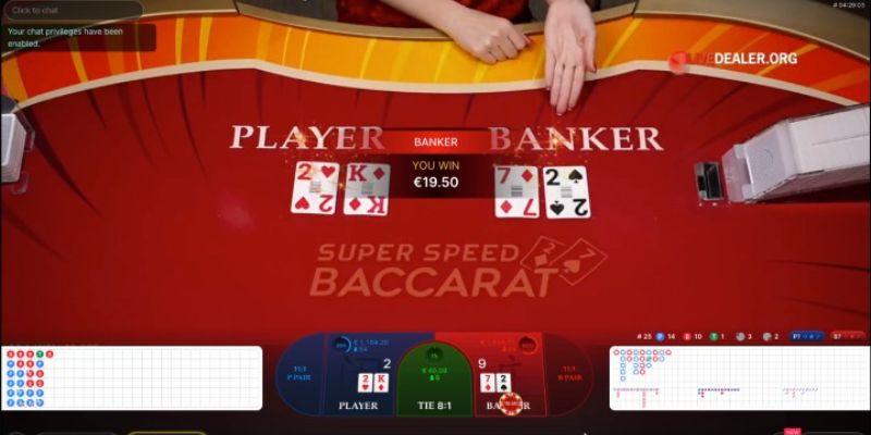 Lời khuyên khi chơi baccarat tốc độ