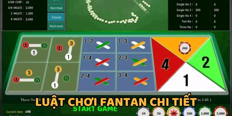 Tìm hiểu luật chơi cơ bản của bài Fan Tan