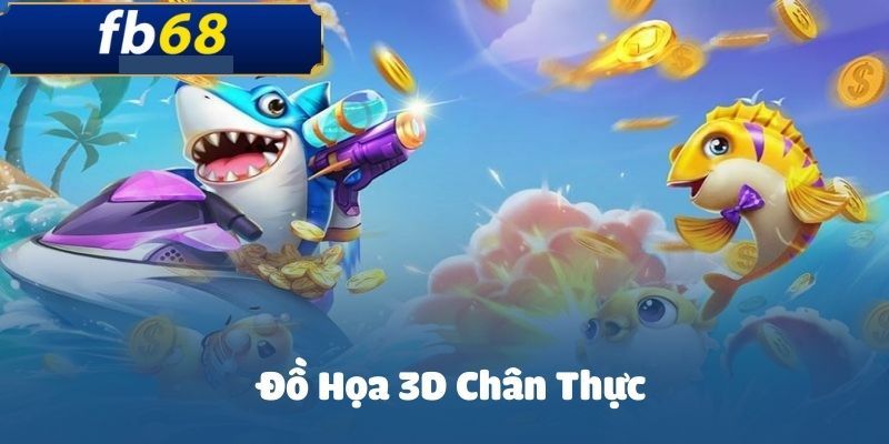 Đồ họa 3D chân thực, hệ thống súng đa dạng giúp hội viên tận hưởng