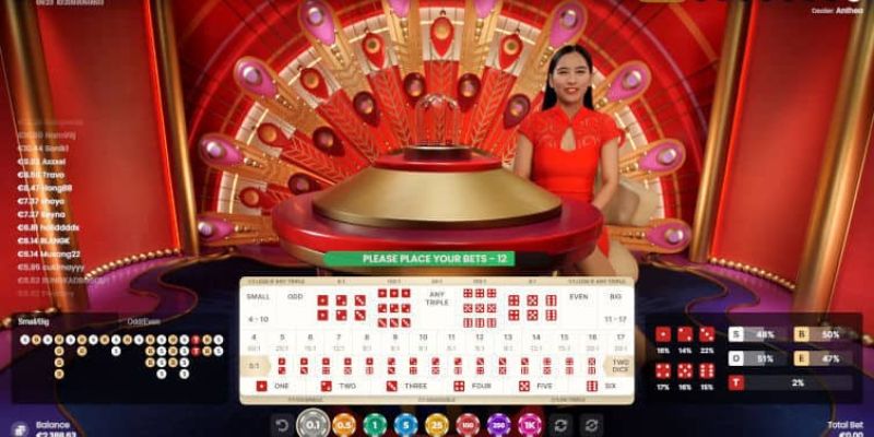 Các cửa cược trong Mega Sic Bo và tỷ lệ thanh toán