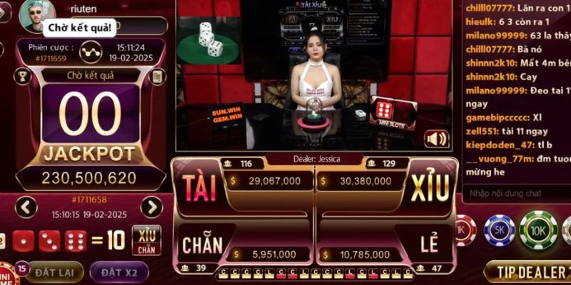 Cách chơi tài xỉu Livestream