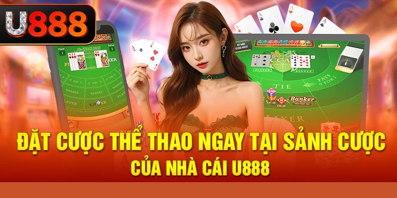 Đặt cược thể thao ngay tại sảnh cược của nhà cái U888